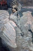 Mikhail Vrubel Swan princess oil painting artist
